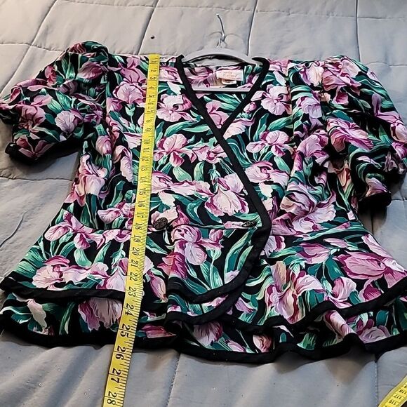 Vintage Lady Carol of New York  80s Women's Short Sleeve Blazer/Skirt set - Picture 9 of 15